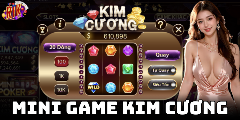 Mini Game Kim Cương: Cuộc phiêu lưu tìm kiếm kho báu